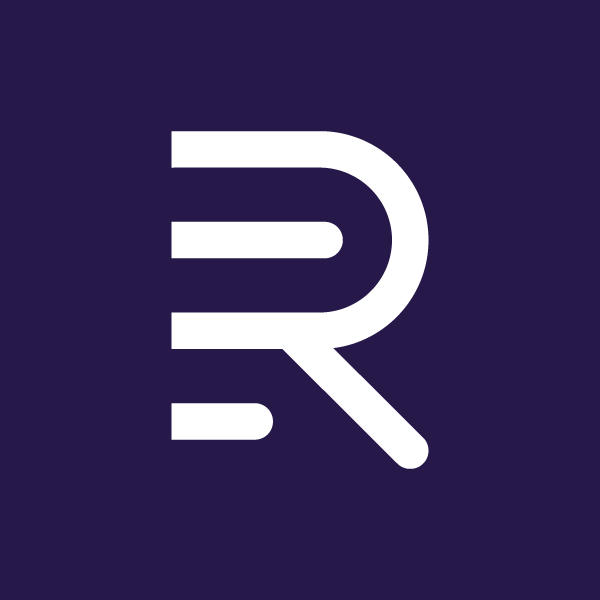 logo paarse achtergrond